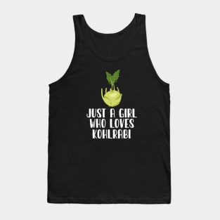 Just A Girl Who Loves Kohlrabi Tank Top